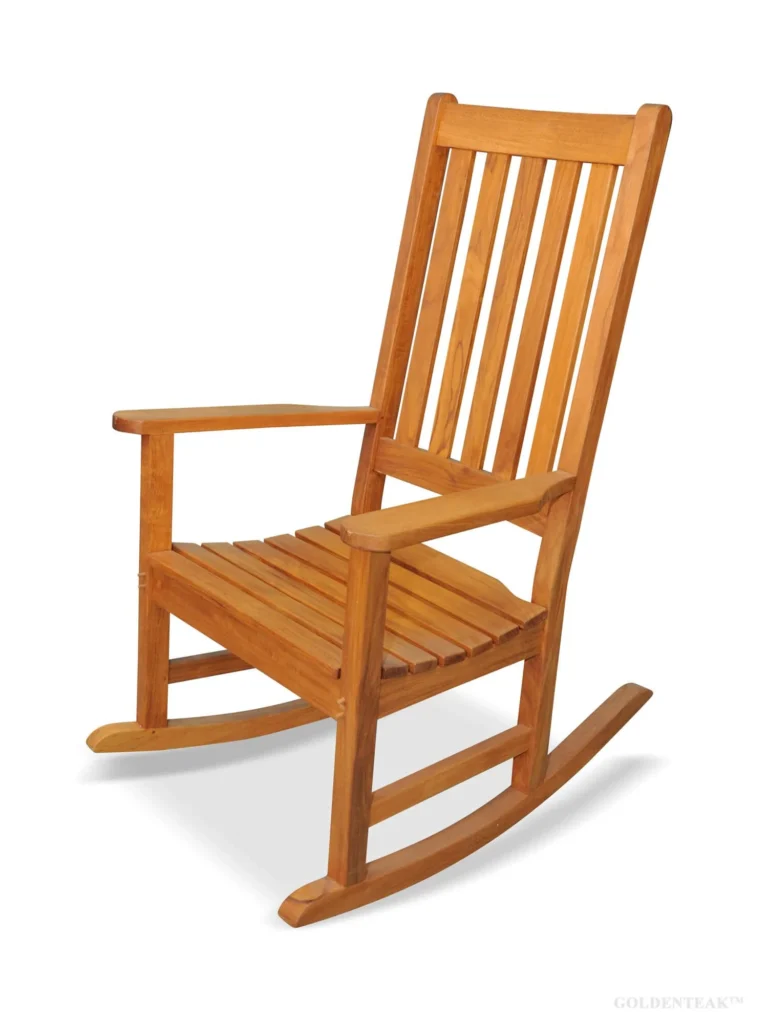 Teak Carolina Rocking Chair - Classic Design -