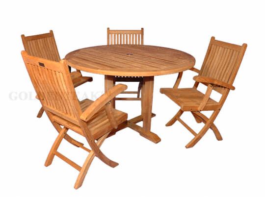 Teak Dia 48 Padua Round Dining Table, Buy Outdoor Patio Furniture