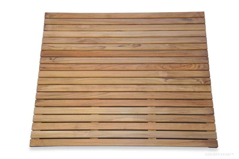 Teak Shower Mat 20 X 14 , Teak Door Mat, Goldenteak