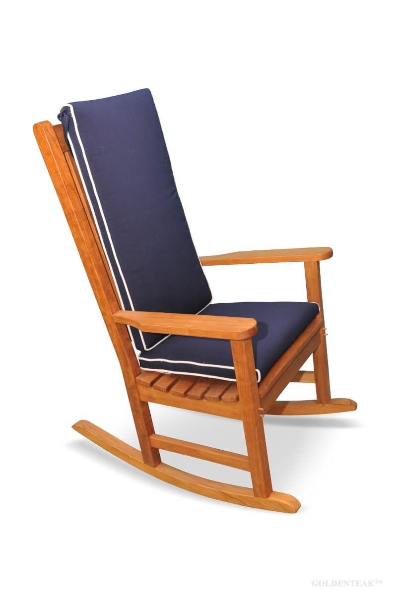 Outdoor Cushion for Back of Teak Recliner Chairs with Sunbrella Fabric
