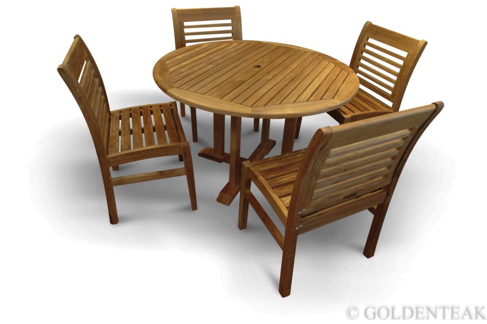 Teak Dia 48 Padua Round Dining Table, Buy Outdoor Patio Furniture