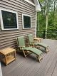 Teak Steamer Chair & Cushion Set, End Table - customer installation