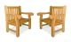 Teak Hyde Park Chair Set of 2
