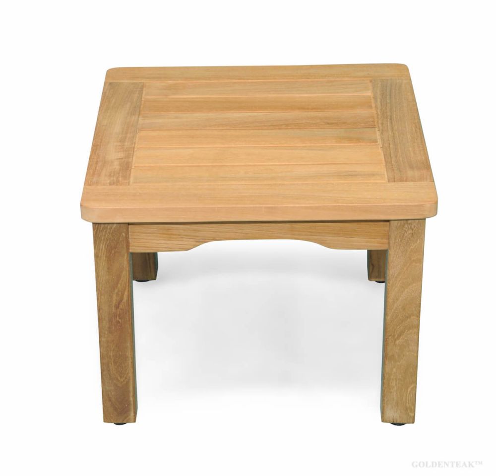 Teak End Table Square Teak Occasional Tables From Goldenteakcom